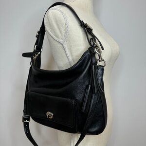 Coach black medium size bag